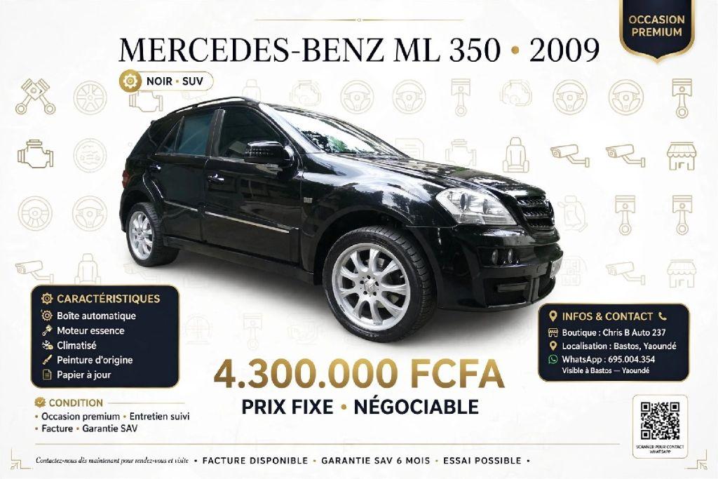 MERCEDES-BENZ ML 350 – ANNÉE 2009