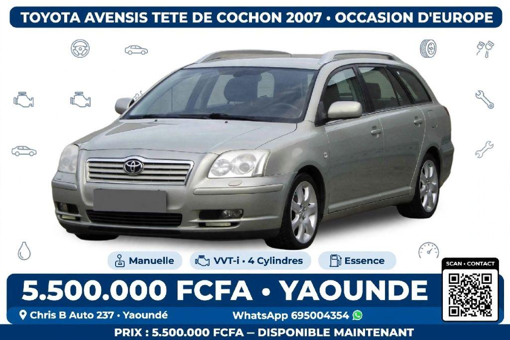 TOYOTA AVENSIS TÊTE DE COCHON – 2007